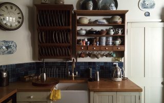 Refined Cabinet Design for Antique Interiors