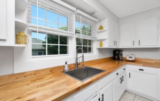 Why Wooden Countertops Go Great with White Shaker Cabinets