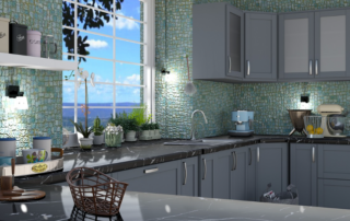 gray affordable cabinets